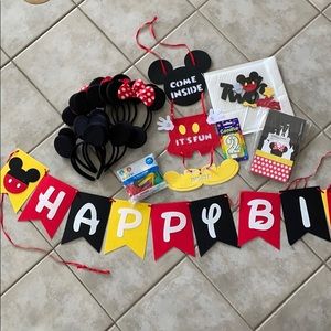 Mickey Mouse birthday bundle